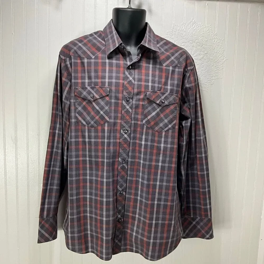 BANANA REPUBLIC Pearl Snap Dress Shirt